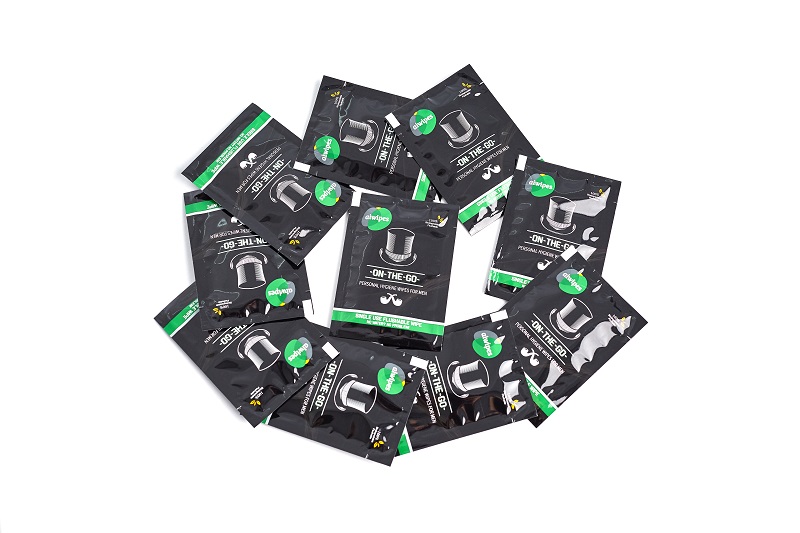 Aiwipes Men Limpieza privada toallitas húmedas 100% desechable