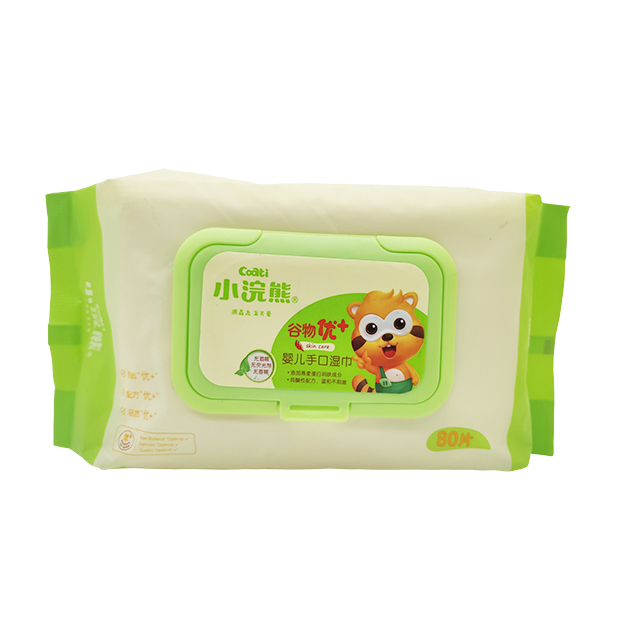 OEM bebé natural de la boca y las manos cómodo Wet Wipes