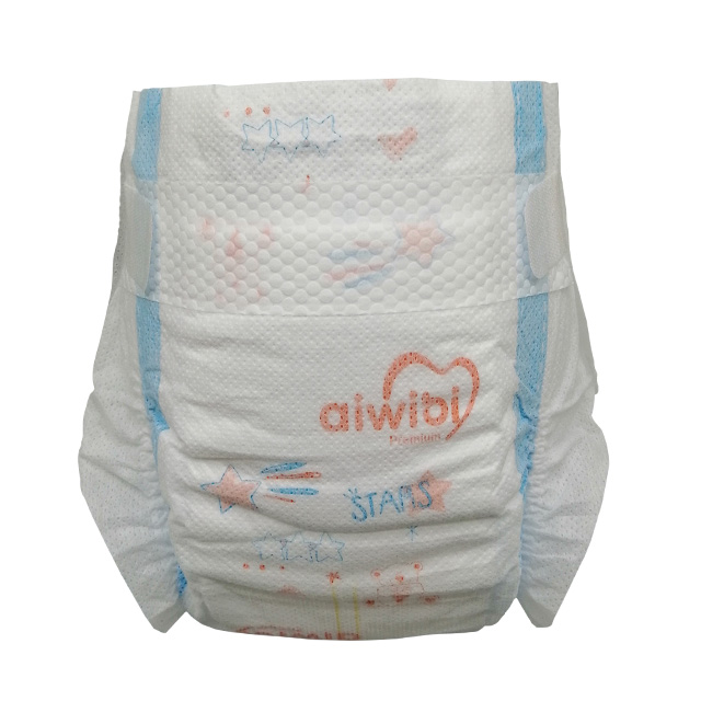 Fábrica de Aiwibi Pañales para bebés de absorción súper fina y alta con cintas de velcro