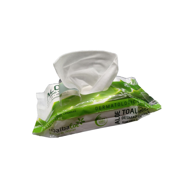 Toallitas húmedas antisépticas para manos OEM de aloe vera china