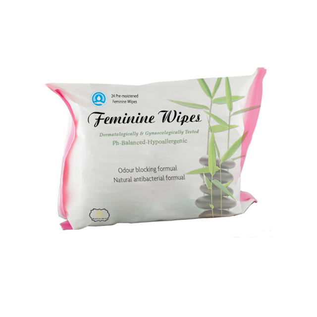 Sabor Natural Plant OEM de fábrica femeninas profesionales cuidado íntimo Wet Wipes