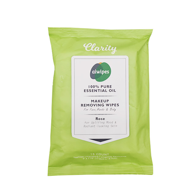 Desinfectante de maquillaje Aiwipes, toallitas húmedas, aroma de pepino con aloe