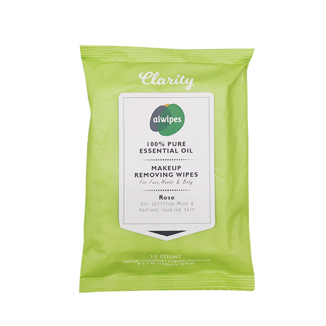 Desinfectante de maquillaje Aiwipes, toallitas húmedas, aroma de pepino con aloe